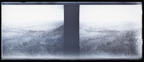 Landscape c1920 photo negative - photo,