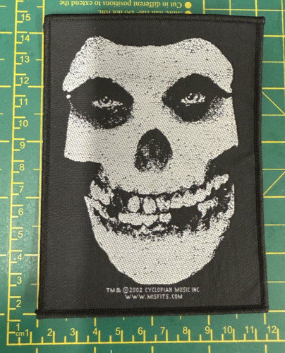 Misfits skull face woven - skull,