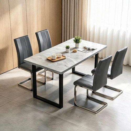 Wooden dining table - and, 4