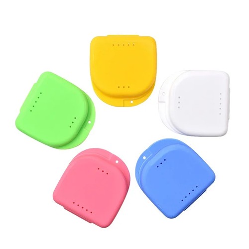 Orthodontic retainer box teeth - retainer,