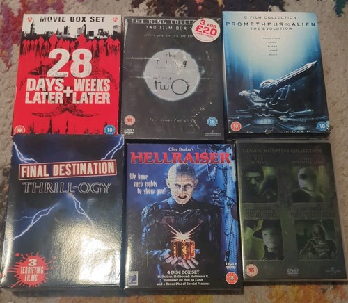 Horror movie dvd - bundle, box