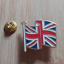 UK Scouting Large Union Flag Metal Pin Badge 
