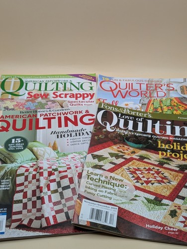 Lot quilting magazines - of,