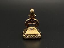 Victorian Gilt Metal Intaglio Fob Seal