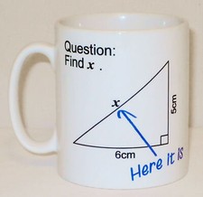 Find X Maths Question Mug Can Personalise Funny Teacher Gift Mathematics Math