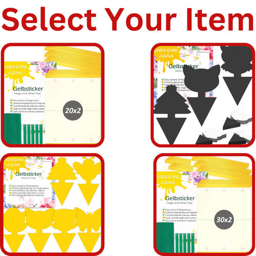 Fruit fly traps yellow - yellow,, black