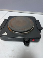 Cookworks 1500W Table Top Single Hotplate Hob Convenient Cooking Customer Return