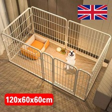 6-Panel Heavy Duty Foldable Dog Puppy Playpen Exercise Fence Kennel for Pets