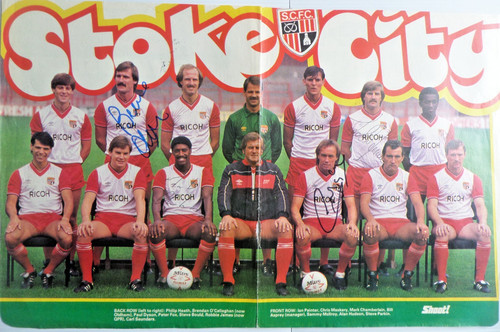 Stoke city autographed - stoke,