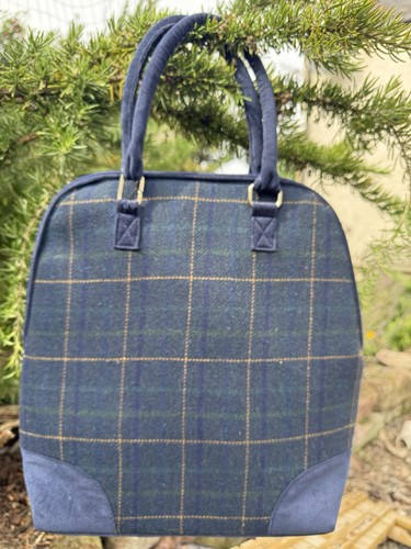 Blue tartan woollen - tartan,