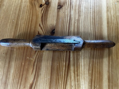 Antique wooden spokeshave wood - wooden,