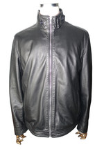 £1150 LATINI NWTS LEATHER FINEST QUALITY BOMBER MADE IN ITALY 44 54 X LARGE