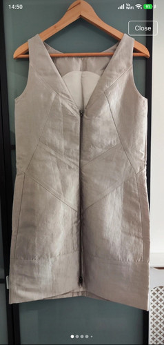 Amanda wakeley silver linen - amanda,