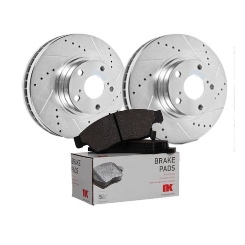 Front brake discs and - brake,