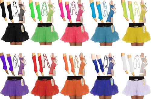 Neon tutu skirt leg - neon, uv
