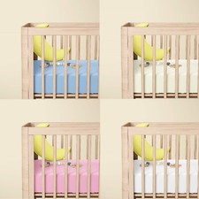 Boys & Girls Mini Cot/ Space Saver Fitted Sheets,100 % Cotton 100x50cm Pack Of 2