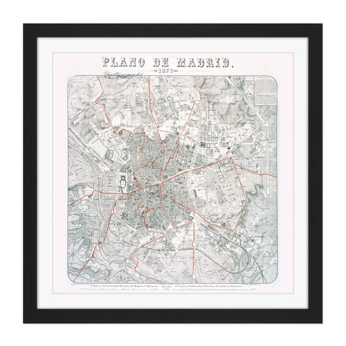Map antique morales - antique, 1879