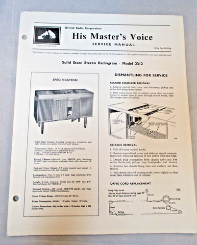 Vintage retro hmv stereo - retro,