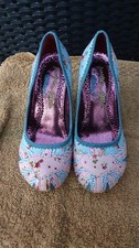 NEW, ONLY TRIED ON LADIES MULTI COLOURED RUBY SHOO COURT SHOES SIZE 4.