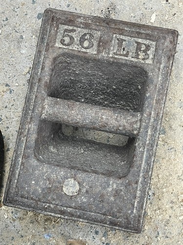 Vintage cast iron weight - vintage,