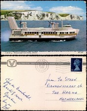 Postcard S.R.N.4. Hovercraft