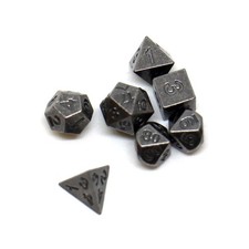 7pcs Full Set Metal Mini Dice