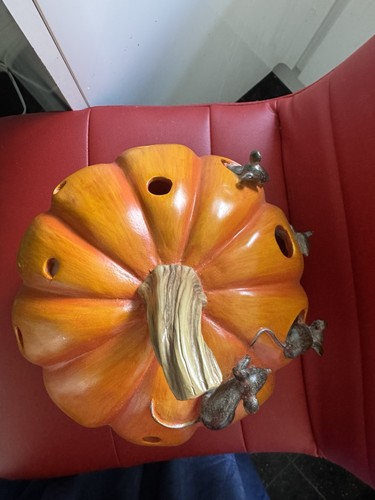 Halloween fibre glass pumpkin - fibre,