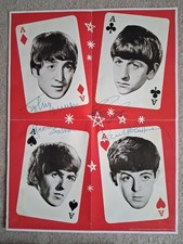 The Beatles Signed Autographed