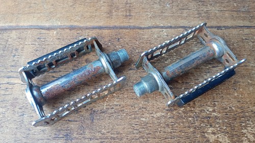 Vintage flat pedal set - pedal,
