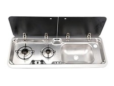 Gas hob stove sink - gas, hob/stove