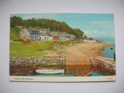 Arran postcard corrie near - corrie.,