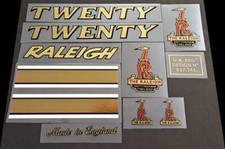 Raleigh twenty decal set - twenty,