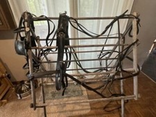 used leather horse driving