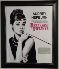 AUDREY HEPBURN Signed 71X60CM