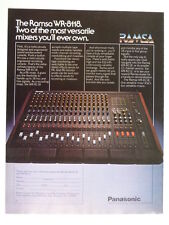 retro magazine advert 1983 RAMSA desk mixer