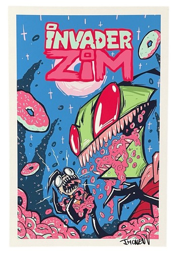 Jhonen vasquez signed - jhonen,