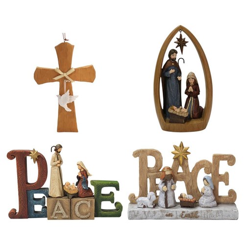 Christmas nativity set scene - nativity,