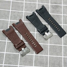 Premium Notched Genuine Leather Watch Band Strap Mens Fit Diesel 32mm with Tools