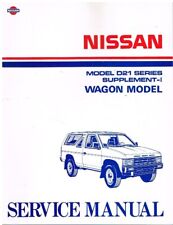 NISSAN NAVARA (D21 SERIES) HARDTOP WAGON 1986 FACTORY SERVICE MANUAL SUPPLEMENT