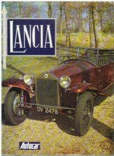 LANCIA CARS Co. & MODEL HISTORY INCL AURELIA FULVIA STRATOS M.CARLO 1906-80 BOOK