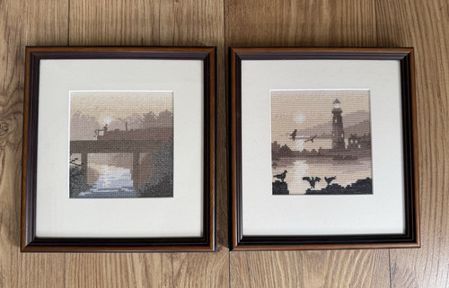 Completed cross stitch framed - completed,