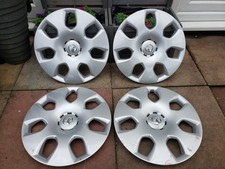 Set of Genuine Vauxhall Astra J 16" Wheel Trims Hub Caps x4 Meriva B Zafira B