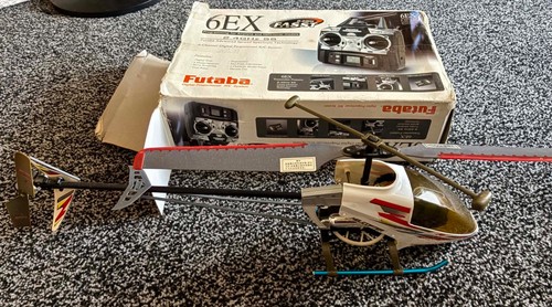 Helecopter and transmitter - and,