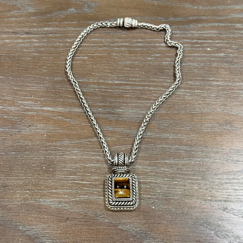 Vintage silver tone chunky