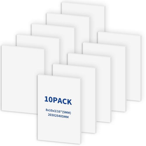 White foam boards - white,