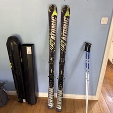 Atomic Nomad Blackeye Ti 167 Skis, Leki Poles And Hard Case