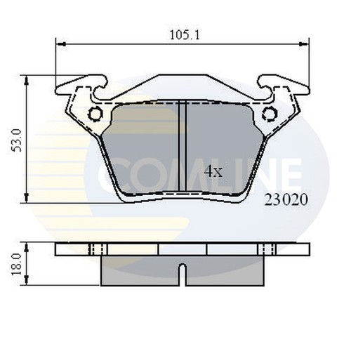 Brake pads set - brake,