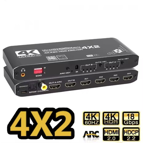 60hz hdmi matrix 4x2 - hdmi, 2.0