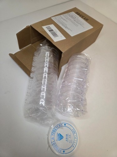16pcs clear plastic - clear, balls