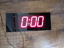Habitat LED alarm Clock.  See Description For Details.